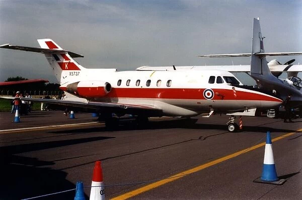 A RAF Hawker Siddeley Dominie, the military version of the Hawker Siddeley 125 aircraft