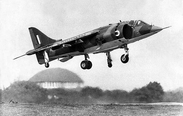 A RAF Hawker Siddeley Harrier 'Harrier Jump Jet'