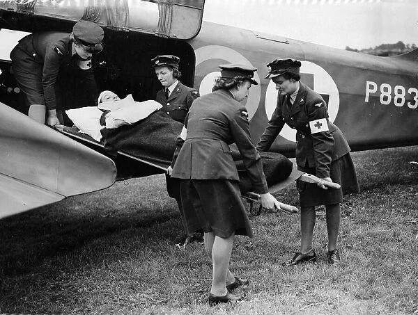 RAF medical corps. Location unknown. Picture possibly an official