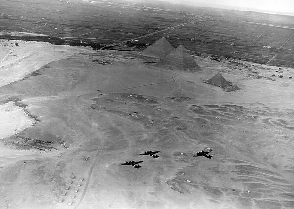 RAF Middle East Command train in Egypt. 1940