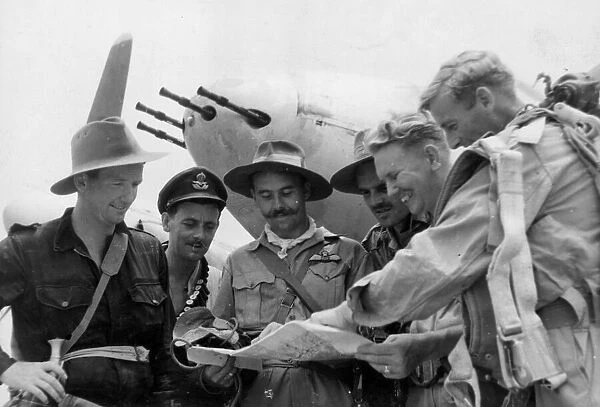 RAF Mosquitoes supporting the 14th Army in Burma during the Second World War pictured at