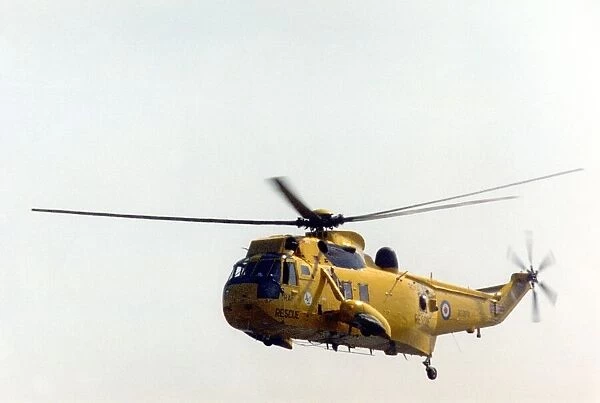 A RAF search and rescue Westland Sea King helicopter. Circa: 1995
