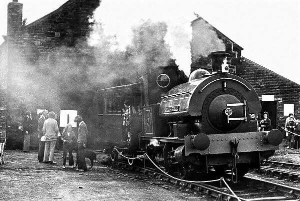 Railway enthusiasts were given a blast of steam from the past on 24th August 1975