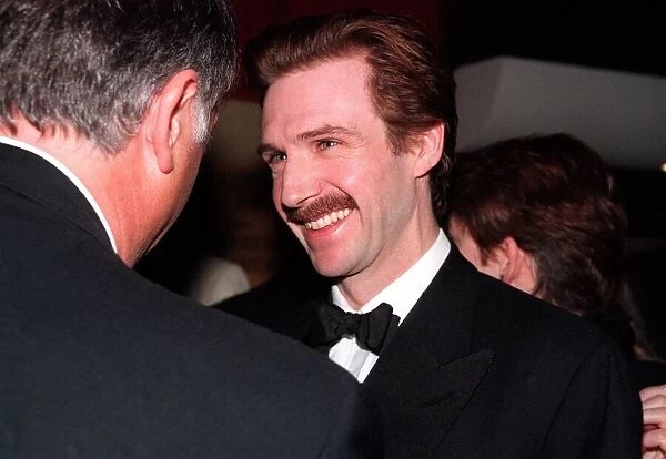 Ralph Fiennes at a party at Cafe Royal London