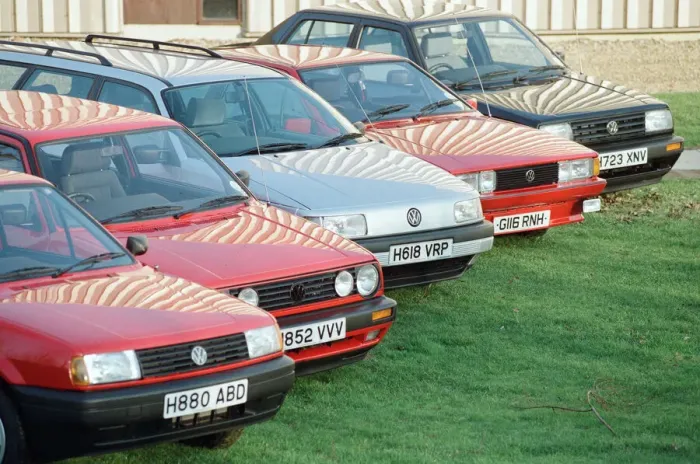 Framed Print : A range of Volkswagen cars. 16th January 1991 Framed Print : A range of Volkswagen cars. 16th January 1991