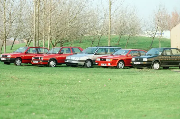 Framed Print : A range of Volkswagen cars. 16th January 1991 Framed Print : A range of Volkswagen cars. 16th January 1991