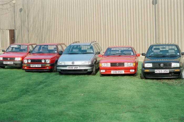 Framed Print : A range of Volkswagen cars. 16th January 1991 Framed Print : A range of Volkswagen cars. 16th January 1991