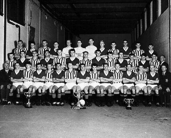 Rangers FC team line-up group. Circa 1960s MSI