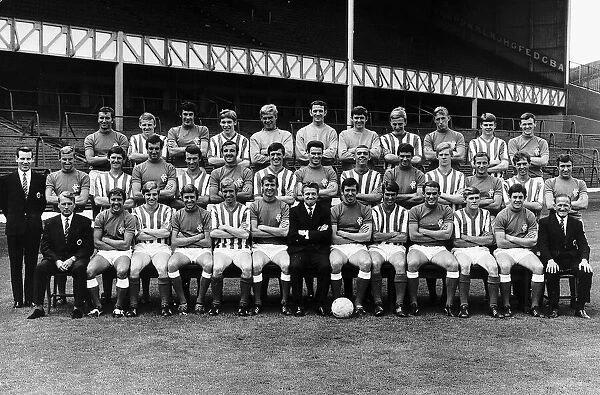 Rangers FC team line-up group season. Circa 1968-69
