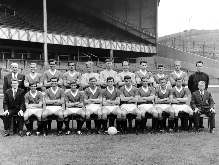 Framed Print : Rangers FC Team Line-up at Ibrox Stadium August 1967. Back row