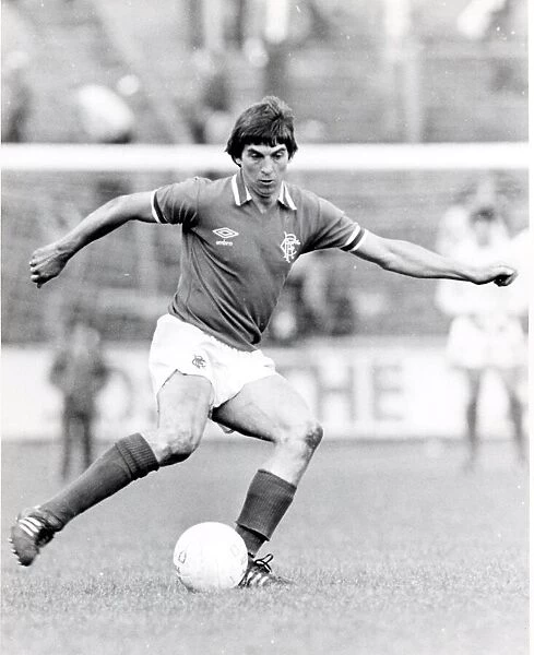 Rangers footballer Tom Forsyth in action. Circa 1978