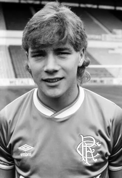 Framed Print : Rangers Team Group Season. 1985 Ally McCoist MF22-02a-030