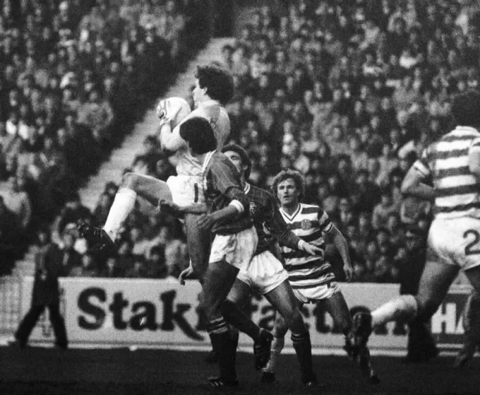 Framed Print : Rangers V Celtic January 1983 New Years Day Old Firm Match Framed Print : Rangers V Celtic January 1983 New Years Day Old Firm Match