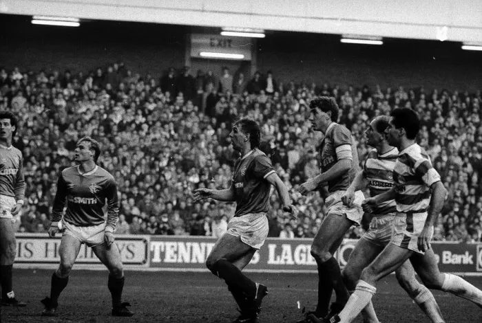 Framed Print : Rangers versus Hamilton Accies January 1987 Dave McPherson, Robert Fleck Framed Print : Rangers versus Hamilton Accies January 1987 Dave McPherson, Robert Fleck