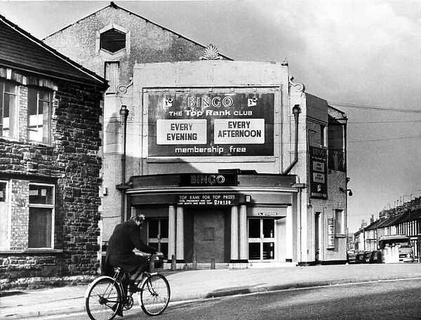 The Top Rank Bingo Club the former home of Splott cinema, Agate Street, Splott, Cardiff