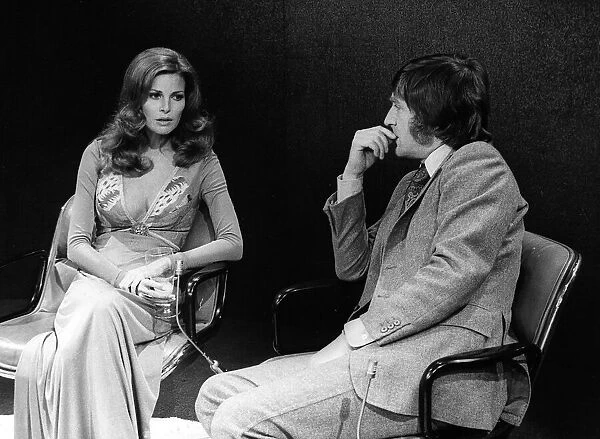 Raquel Welch with interviewer Michael Parkinson 1972