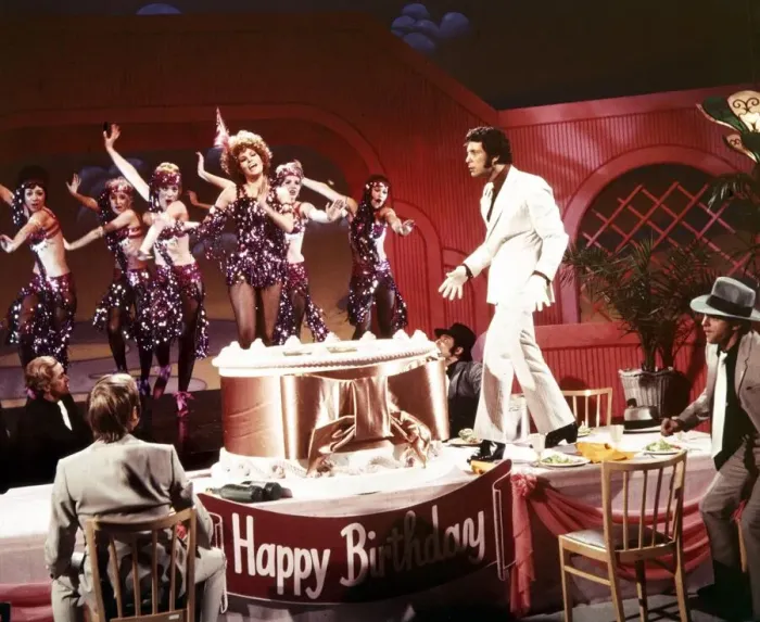 Framed Print : Raquel Welch and Tom Jones performing during a TV show television dancing