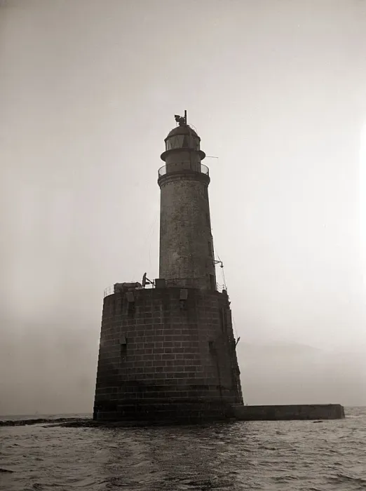 Framed Print : Rattray Head Lighthouse in Scotland. December 1943 Framed Print : Rattray Head Lighthouse in Scotland. December 1943