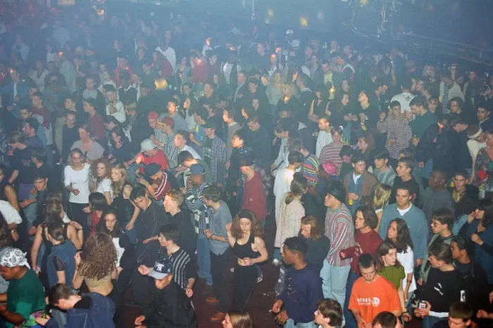 Framed Print : Rave under way at the Astoria in London. Pictures taken: 31st October 1993 Framed Print : Rave under way at the Astoria in London. Pictures taken: 31st October 1993