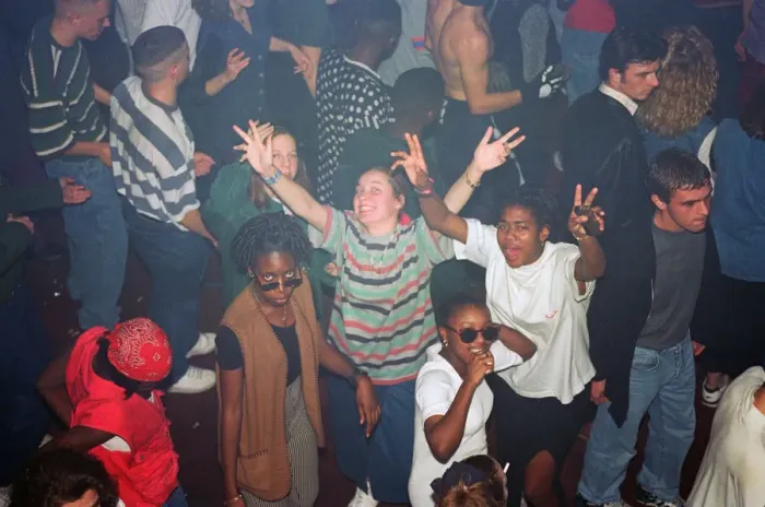 Framed Print : Rave under way at the Astoria in London. Pictures taken: 31st October 1993