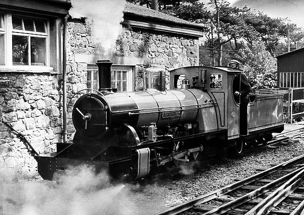 The Ravenglass and Eskdale Railways latest locomotive, the Northern Rock