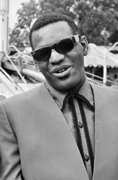 Framed Print : Ray Charles, R nB singer, pictured during the making of the film Ballad in Blue Framed Print : Ray Charles, R nB singer, pictured during the making of the film Ballad in Blue