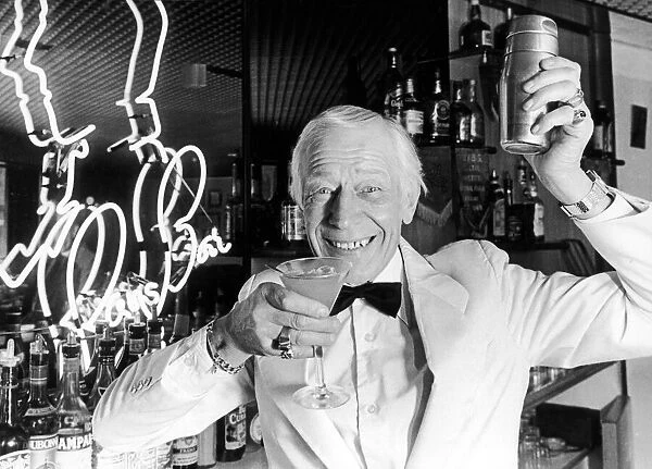Ray Rastall, the undisputed King of Cocktails, at Rays Bar, the Hotel Leofric