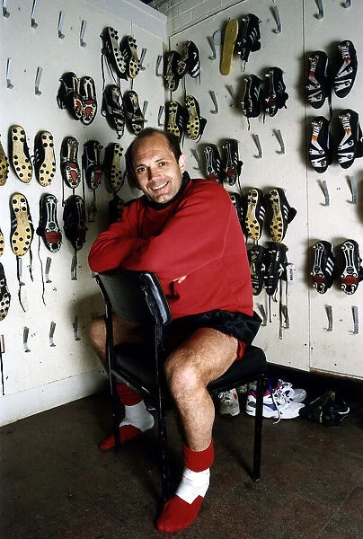 Ray Wilkins QPR football manager 1994-1996, pictured in boot room 24th May 1994