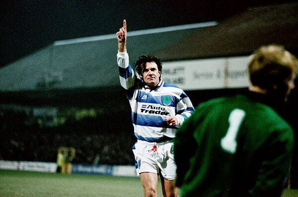 Reading 1 -1 Cardiff FA Cup match held at Elm Park Stadium. 3rd February 1998