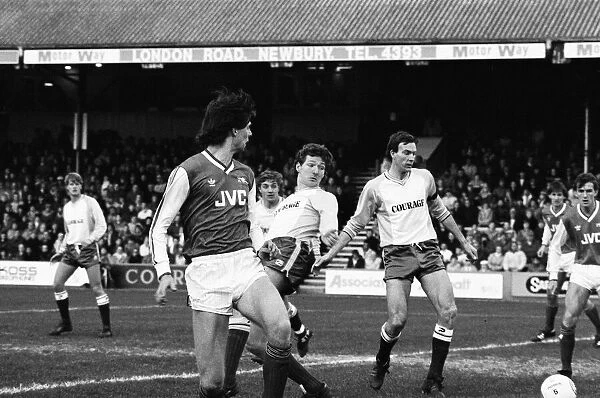 Reading 1-3 Arsenal, FA Cup third round match at Elm Park, Saturday 10th January 1987