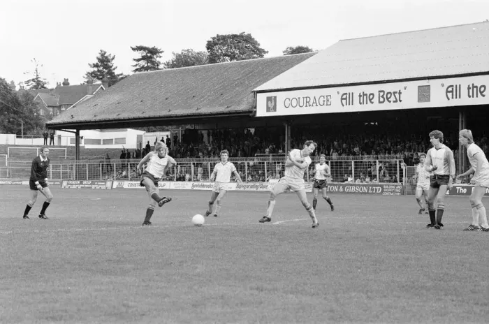 Framed Print : Reading 3-2 Bristol Rovers, league match at Elm Park, Monday 26th August 1985 Framed Print : Reading 3-2 Bristol Rovers, league match at Elm Park, Monday 26th August 1985