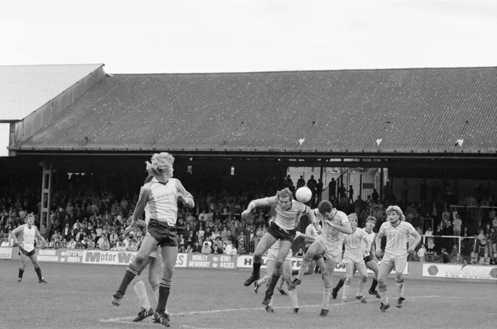 Framed Print : Reading 3-2 Bristol Rovers, league match at Elm Park, Monday 26th August 1985 Framed Print : Reading 3-2 Bristol Rovers, league match at Elm Park, Monday 26th August 1985