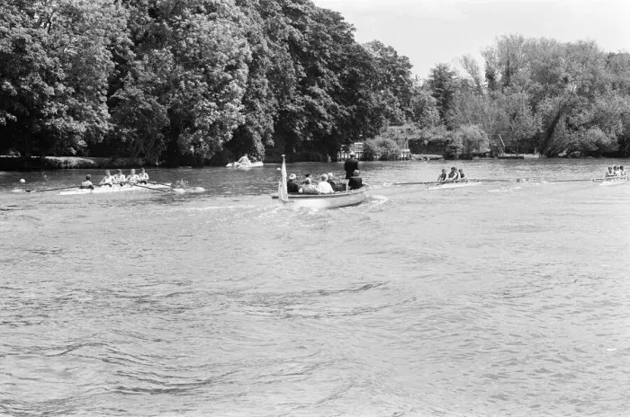 Framed Print : Reading Amateur Regatta, River Thames, Reading, June 1985 Framed Print : Reading Amateur Regatta, River Thames, Reading, June 1985