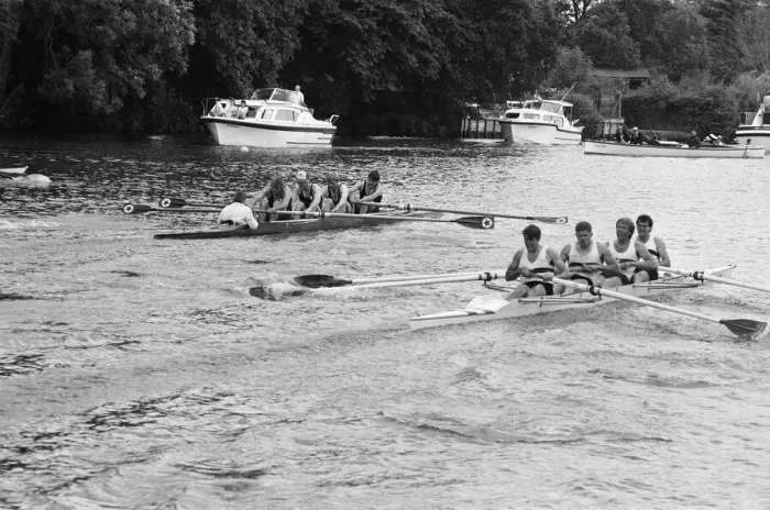 Framed Print : Reading Amateur Regatta, River Thames, Reading, June 1985 Framed Print : Reading Amateur Regatta, River Thames, Reading, June 1985