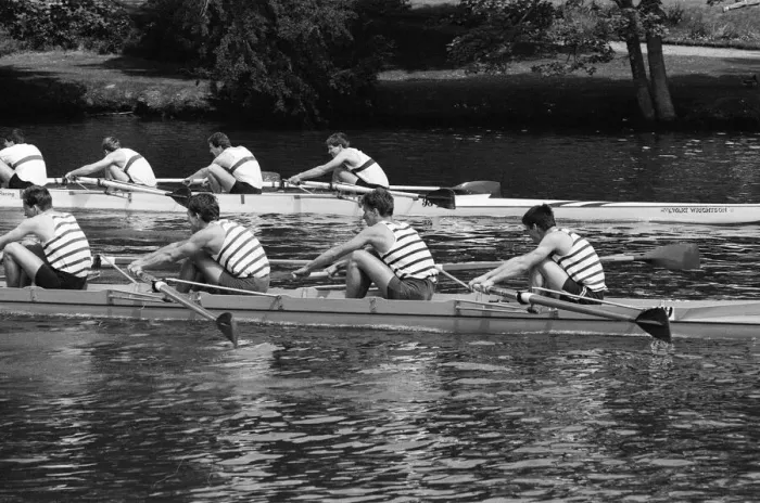 Framed Print : Reading Amateur Regatta, River Thames, Reading, June 1985 Framed Print : Reading Amateur Regatta, River Thames, Reading, June 1985