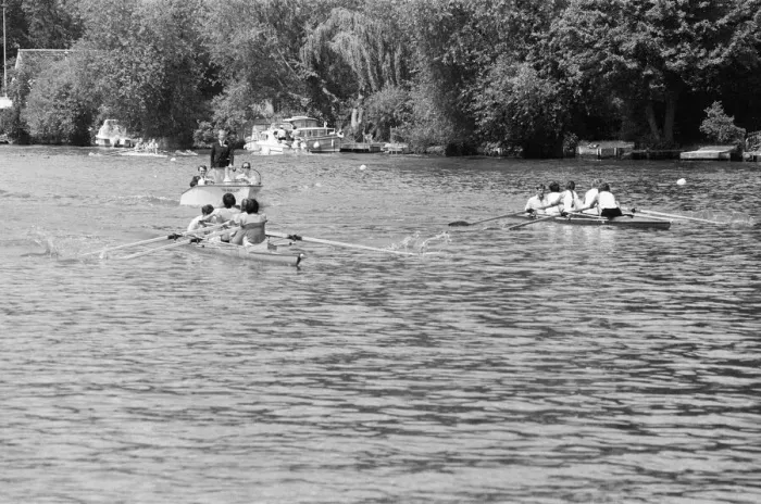 Framed Print : Reading Amateur Regatta, River Thames, Reading, June 1985 Framed Print : Reading Amateur Regatta, River Thames, Reading, June 1985