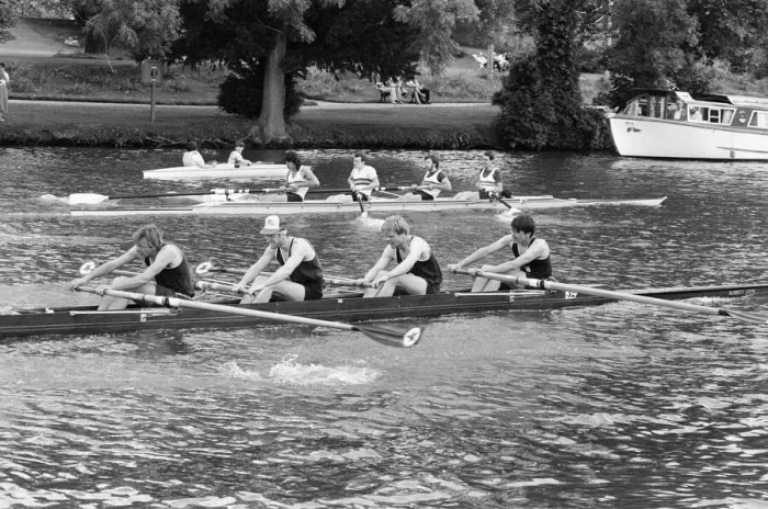 Framed Print : Reading Amateur Regatta, River Thames, Reading, June 1985