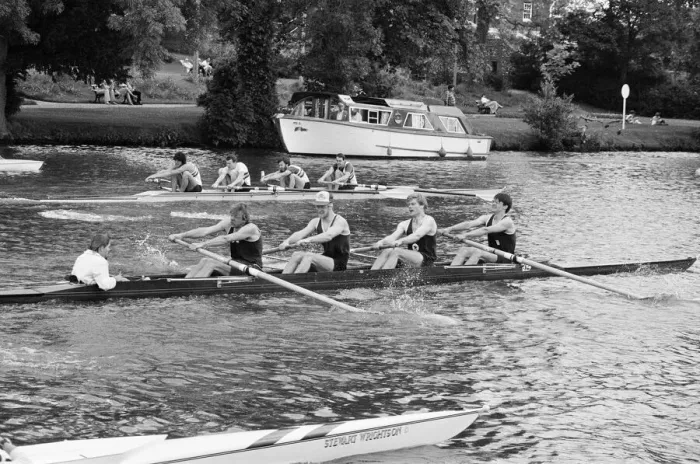 Framed Print : Reading Amateur Regatta, River Thames, Reading, June 1985 Framed Print : Reading Amateur Regatta, River Thames, Reading, June 1985