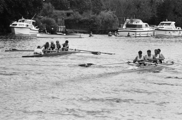 Framed Print : Reading Amateur Regatta, River Thames, Reading, June 1985