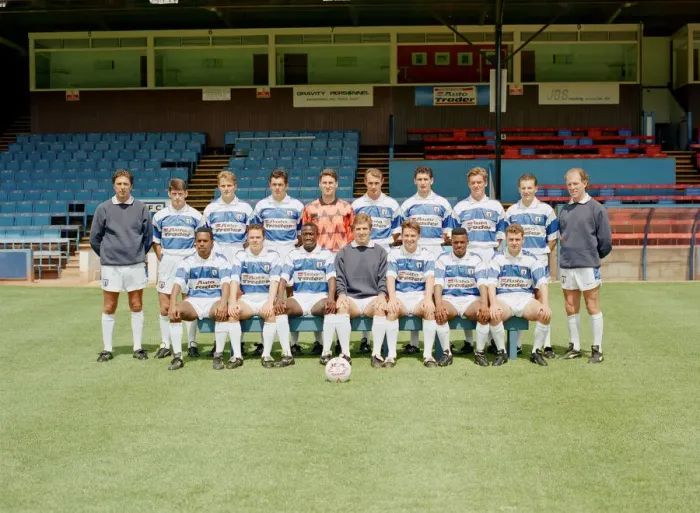 Framed Print : Reading F. C Squad 1992. Elm Park, Reading. Circa 1992 Framed Print : Reading F. C Squad 1992. Elm Park, Reading. Circa 1992