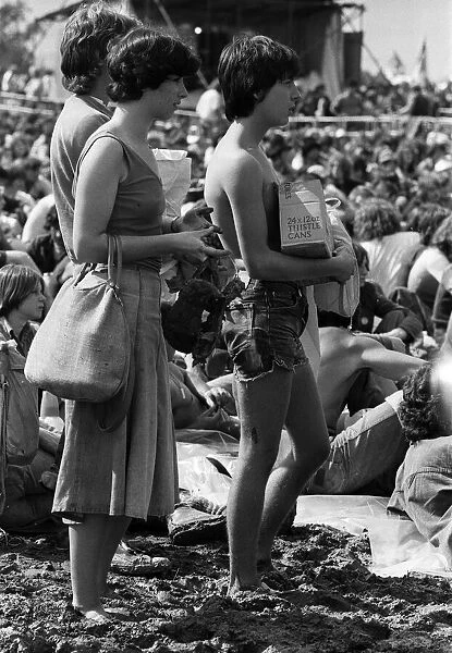 Reading Festival held at Little Johns Farm. 26th August 1977