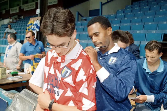 Framed Print : The Reading Football Club Open Day, Elm Park Reading. Circa 1992 Framed Print : The Reading Football Club Open Day, Elm Park Reading. Circa 1992