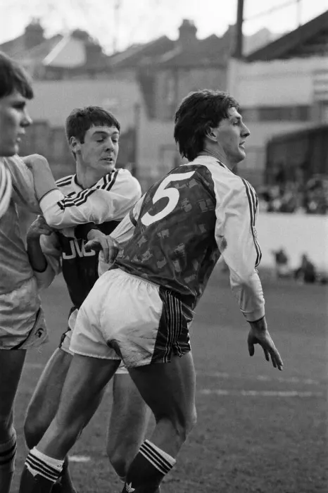 Framed Print : Reading Reserves v Arsenal Reserves held at Highbury. Tony Adams. 16th February 1991 Framed Print : Reading Reserves v Arsenal Reserves held at Highbury. Tony Adams. 16th February 1991