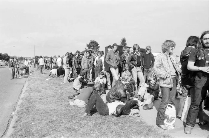 Framed Print : Reading Rock Festival 1980, the 20th National Rock Festival