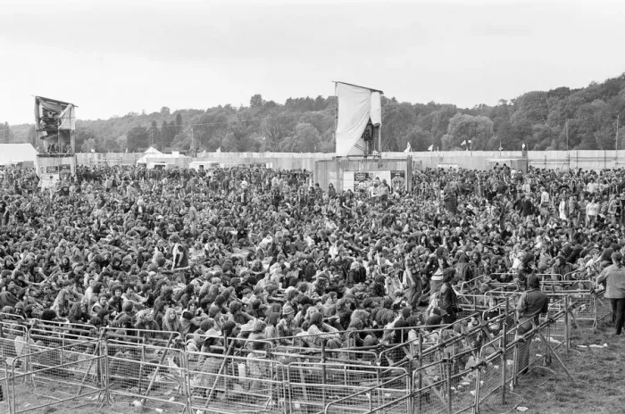Framed Print : Reading Rock Festival 1980, the 20th National Rock Festival