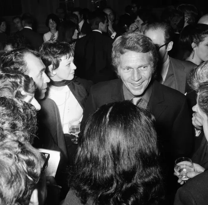 Framed Print : Reception for Steve McQueen star of Bullitt at the savoy hotel, London, 5th June 1969 Framed Print : Reception for Steve McQueen star of Bullitt at the savoy hotel, London, 5th June 1969