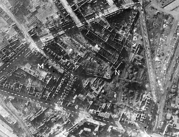 Reconnaissance photographs of Kassel after an R. A. F. attack on the night of 22  /  23 October