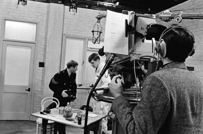 Framed Print : The recording of Crossroads'to be screened on 26th October. 13th October 1967 Framed Print : The recording of Crossroads'to be screened on 26th October. 13th October 1967