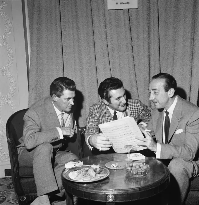 Framed Print : Recording Stars at Variety Clubs Golden Disc Luncheon Framed Print : Recording Stars at Variety Clubs Golden Disc Luncheon