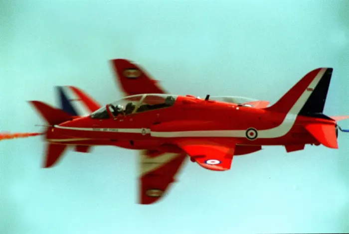 Framed Print : The Red Arrows August 1993 at Wroughton airshow Framed Print : The Red Arrows August 1993 at Wroughton airshow